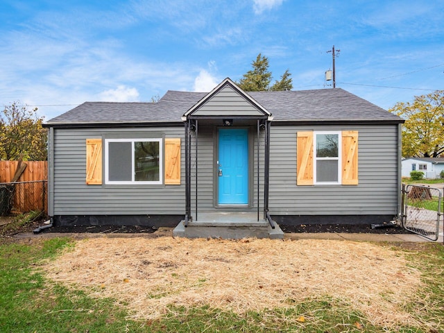 view of front of property