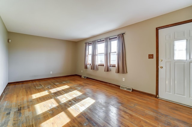 foyer featuring light hardwood / wood-style flooring