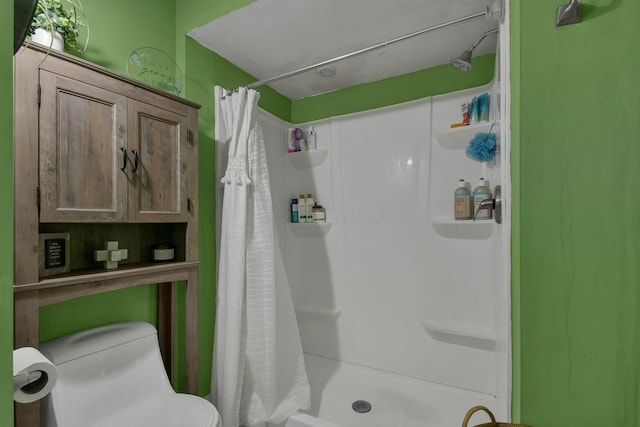 bathroom with walk in shower