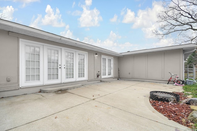 view of patio / terrace with french doors