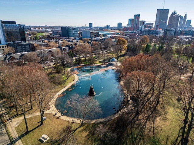 39 Buttles Ave Unit 39, Columbus, OH 43215 - aerial view of property and surrounding area featuring city skyline