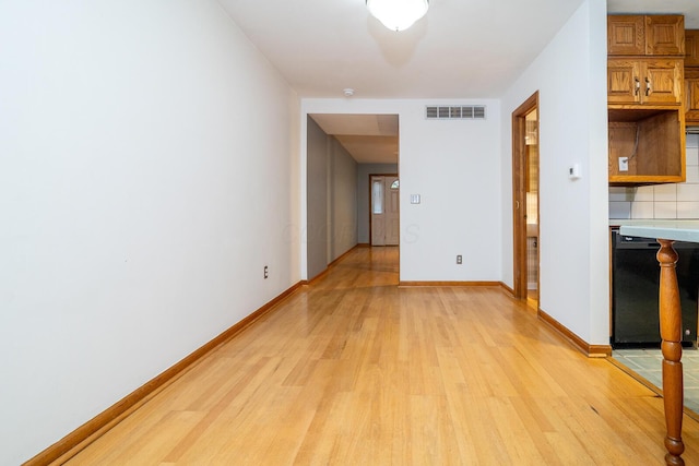 interior space with light wood-type flooring