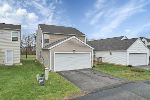 view of front property with a front yard