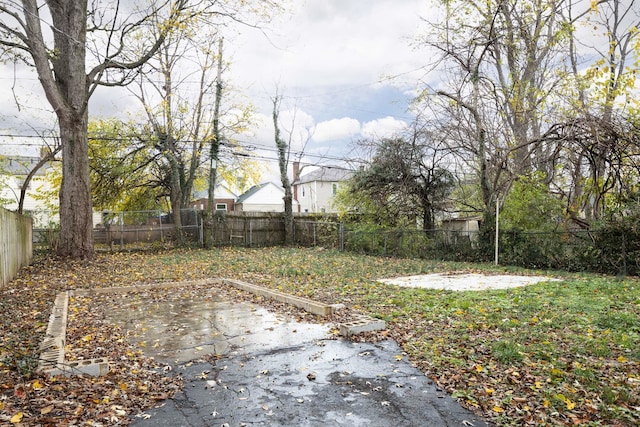 view of yard featuring a patio