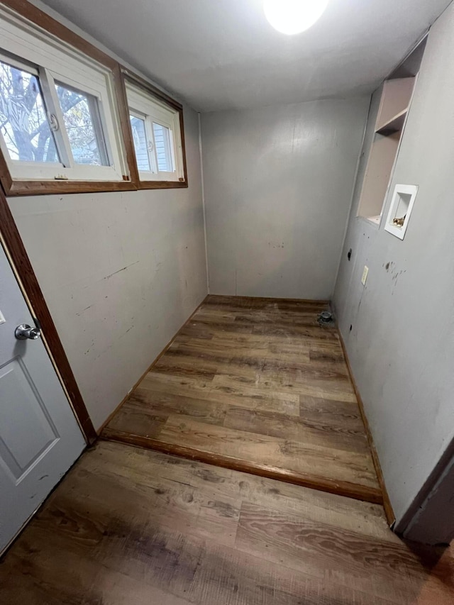 interior space featuring hardwood / wood-style flooring