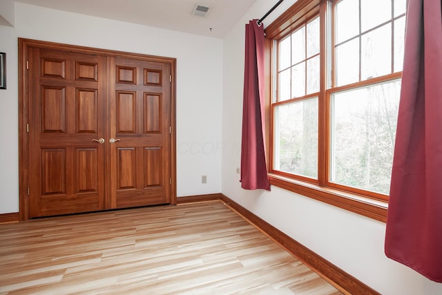 entryway featuring light hardwood / wood-style floors