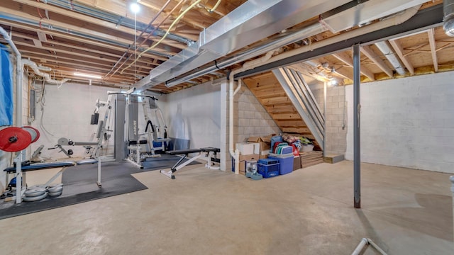 view of exercise room