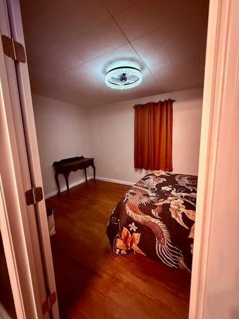 bedroom featuring hardwood / wood-style floors