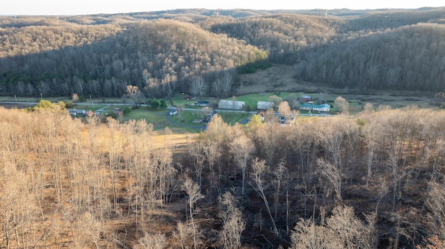 property view of mountains featuring a rural view