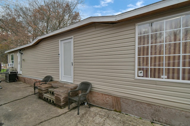 exterior space featuring grilling area