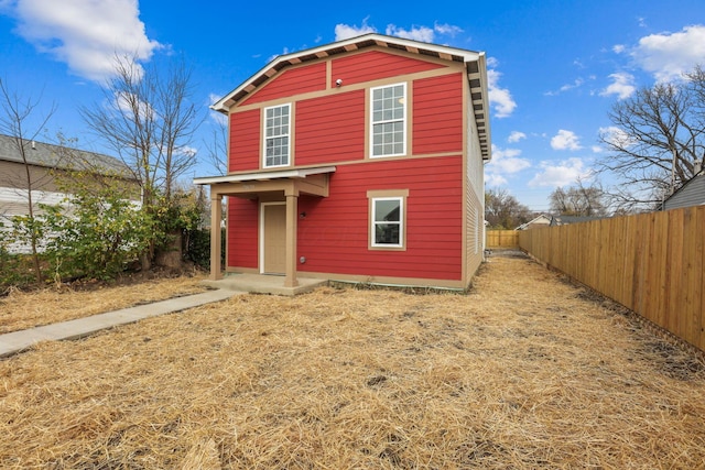 view of rear view of house