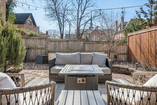 wooden deck featuring a patio