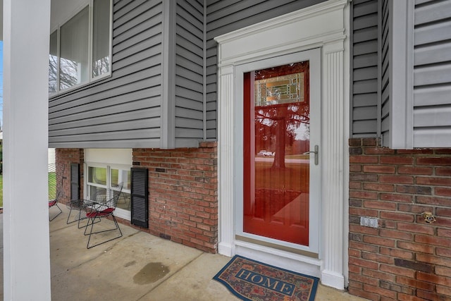 view of entrance to property