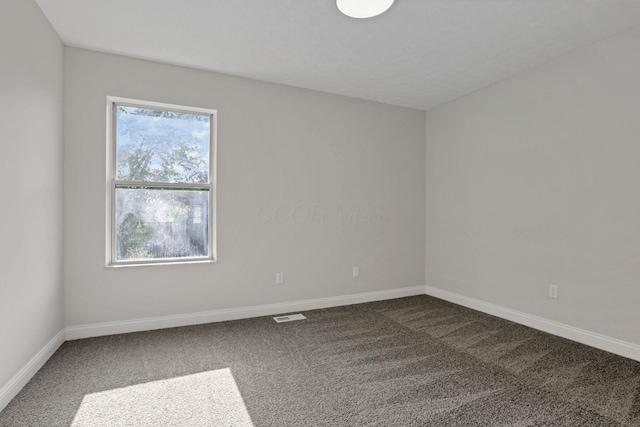 carpeted empty room featuring plenty of natural light