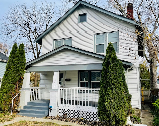 bungalow with a porch