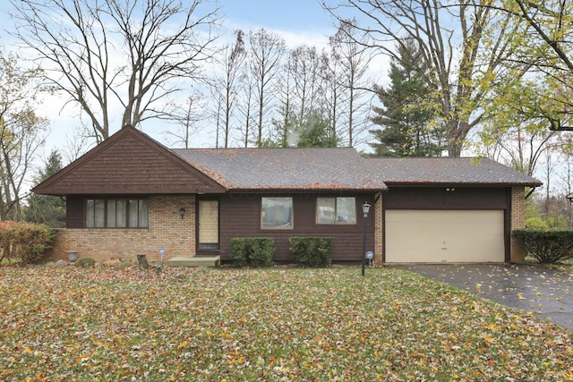 ranch-style house with a garage