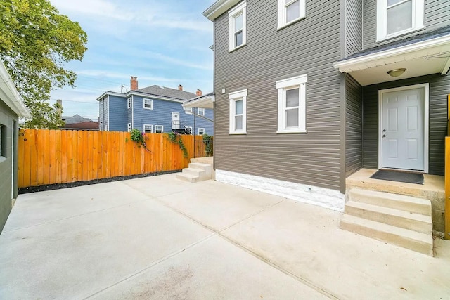 view of home's exterior featuring a patio