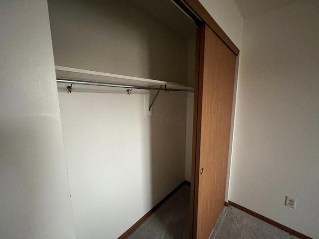 view of closet