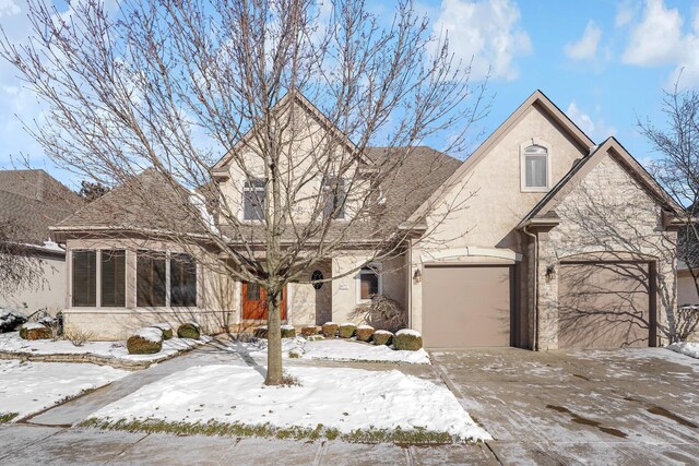 front facade featuring a garage