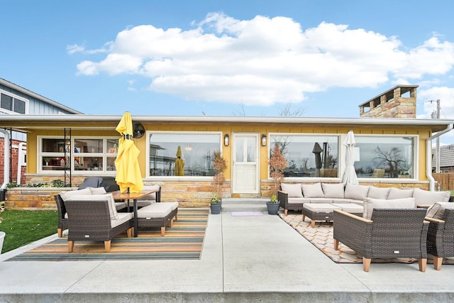 view of patio / terrace with outdoor lounge area