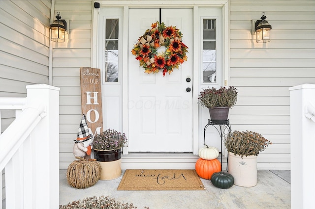 view of property entrance