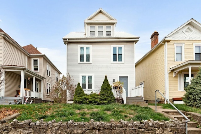 view of rear view of property