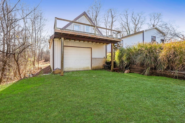 exterior space with a front lawn