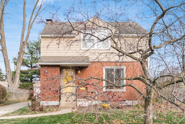 view of front of home