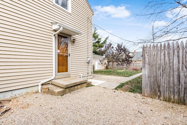 exterior space with a patio