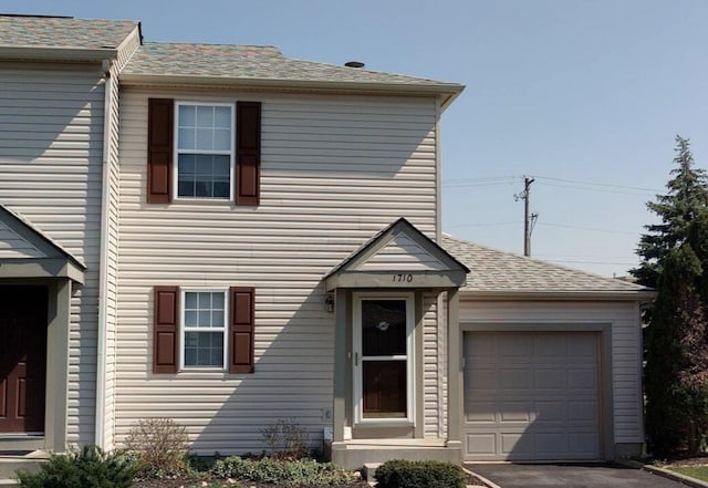 front facade featuring a garage