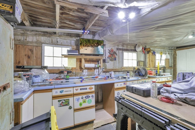 interior space featuring a wealth of natural light