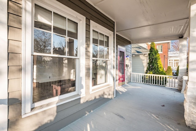 view of patio with covered porch