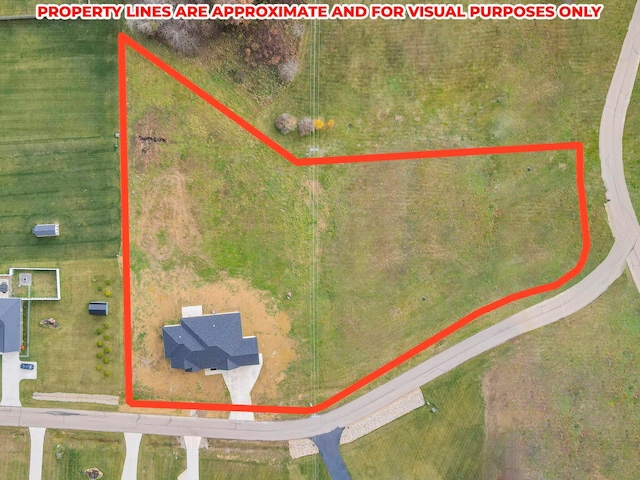 701 Colby Way, Newark, OH 43055 - aerial view of property's location with property parcel outlined