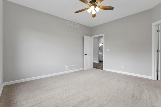 701 Colby Way, Newark, OH 43055 - unfurnished bedroom featuring carpet floors and ceiling fan