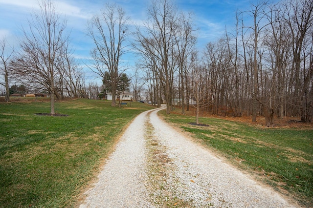 view of road