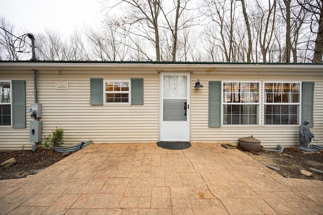 exterior space with a patio area