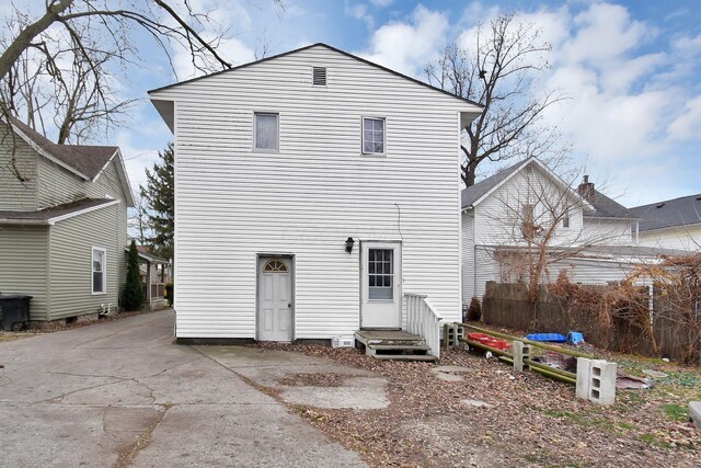 view of rear view of property