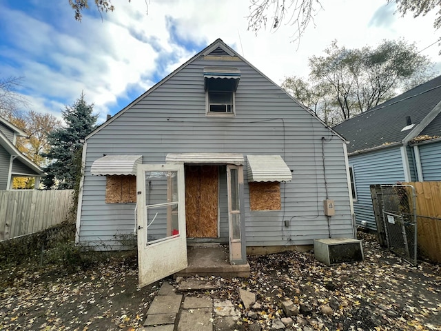 view of rear view of house