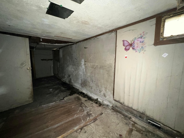 view of basement