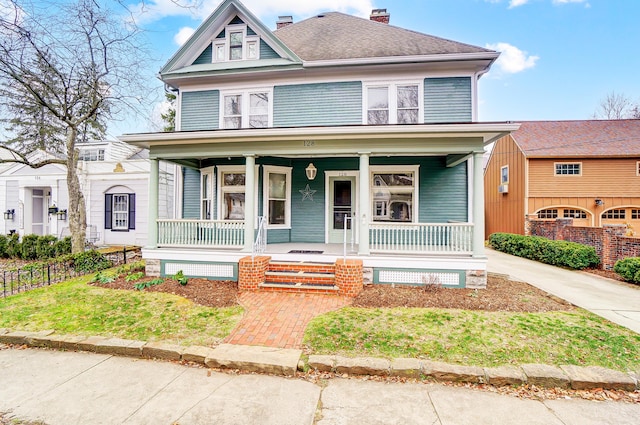 view of front of house with a porch