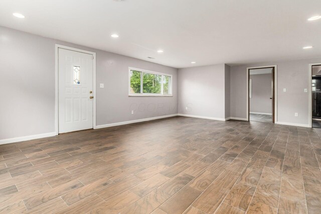 1677 Kenview Rd, Columbus, OH 43209 - interior space with baseboards, recessed lighting, and wood finished floors