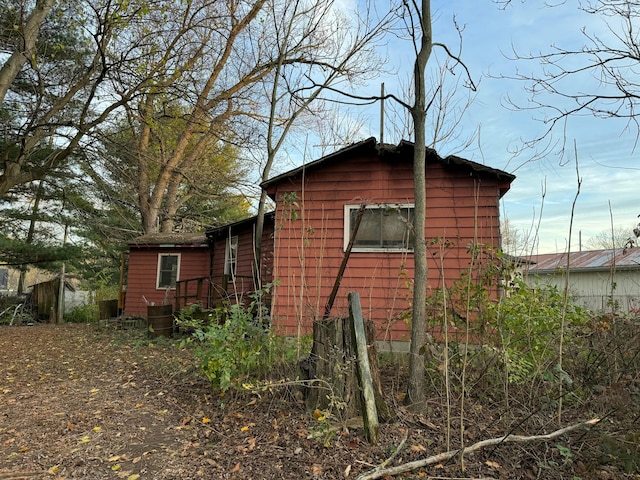 view of property exterior