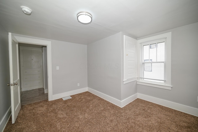 interior space featuring carpet flooring