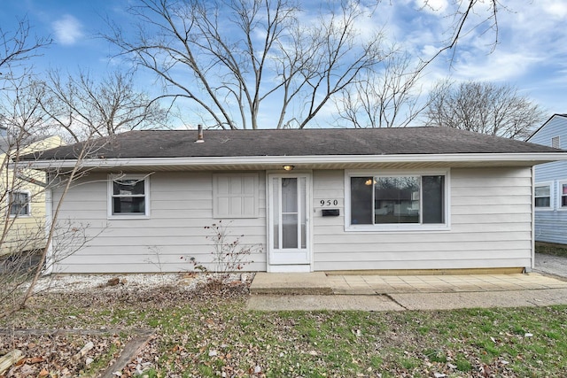 view of ranch-style house