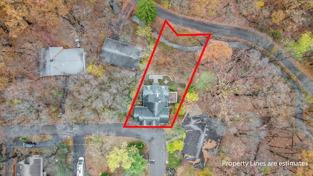 296 Walhalla Rd, Columbus, OH 43202 - aerial view of property's location with property parcel outlined