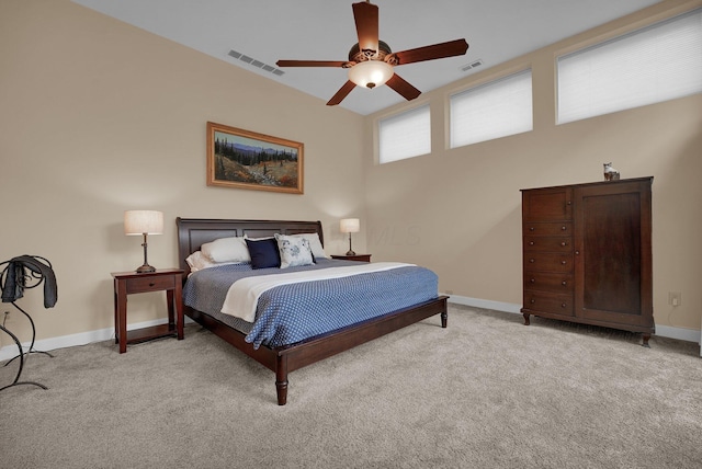 296 Walhalla Rd, Columbus, OH 43202 - bedroom featuring light colored carpet and ceiling fan