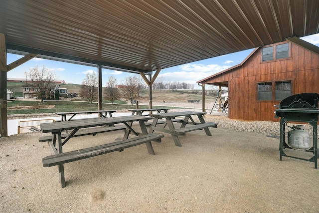 view of home's community with a patio