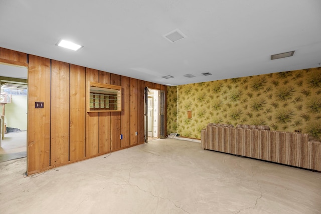 view of unfurnished living room