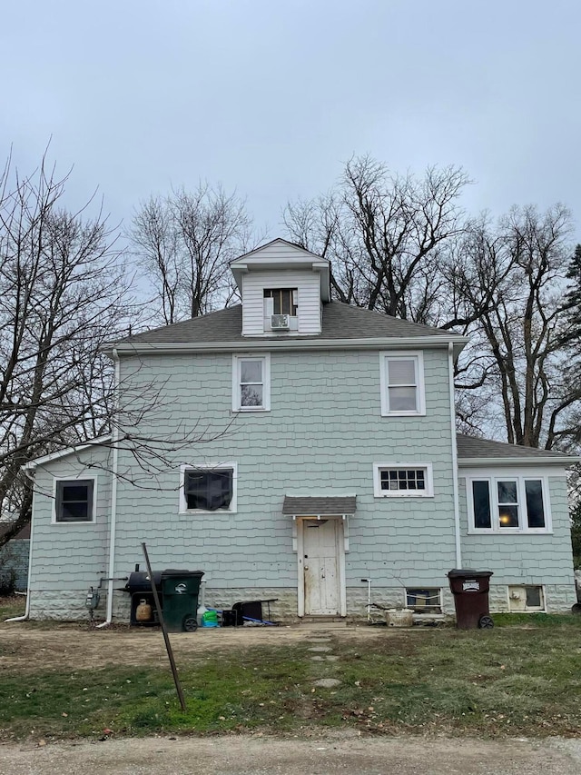 view of rear view of house