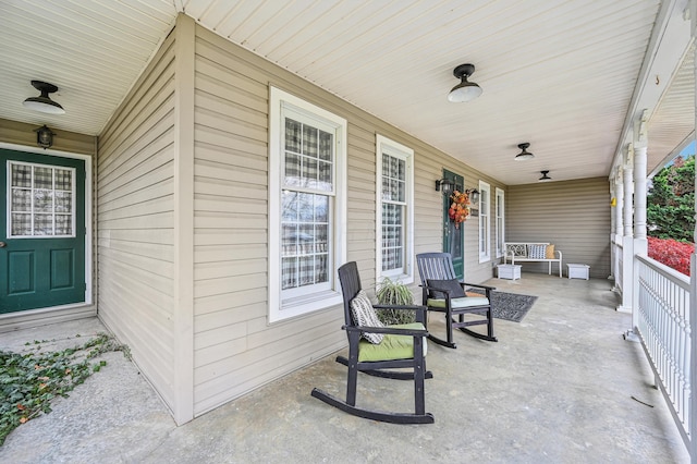 view of patio / terrace featuring a porch